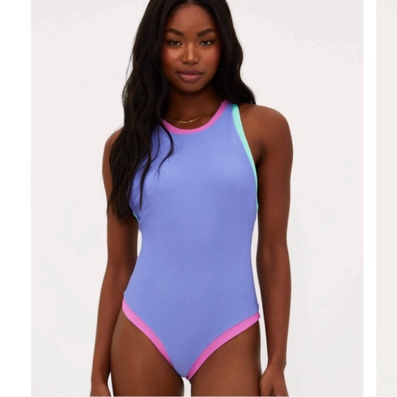 Beach Riot Other - Beach Riot Steph Ribbed One Piece Swimsuit